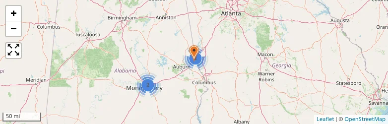 Related schools map
