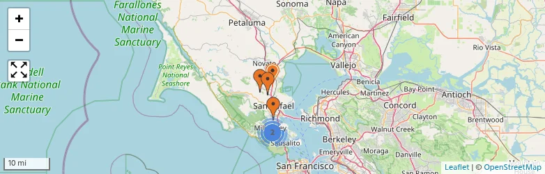 Related schools map