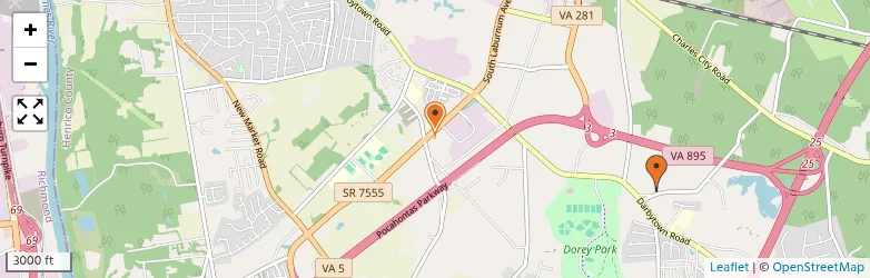 Related schools map