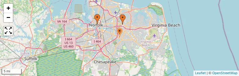 Related schools map
