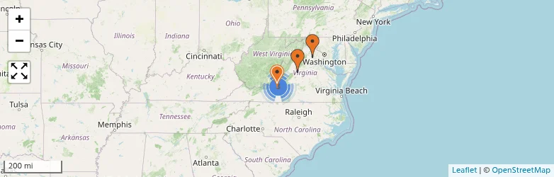 Related schools map