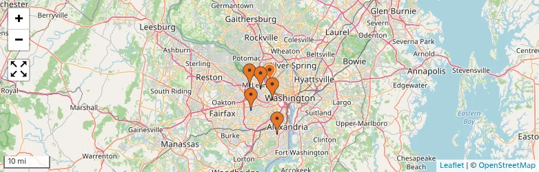 Related schools map