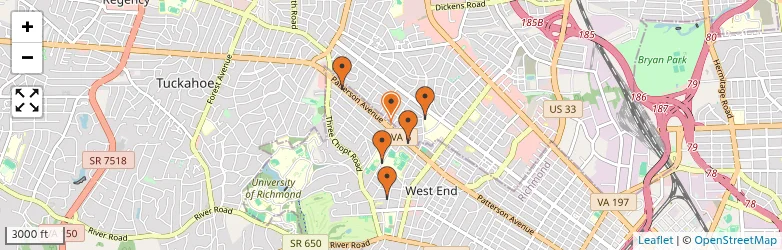 Related schools map