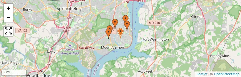 Related schools map