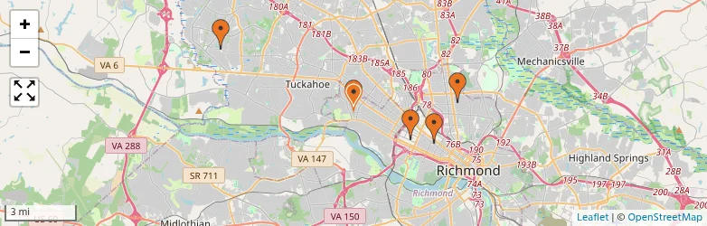 Related schools map