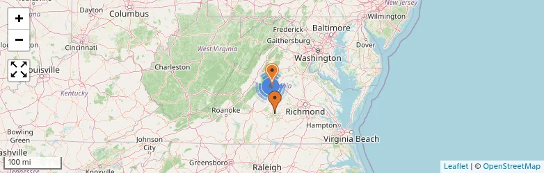 Related schools map