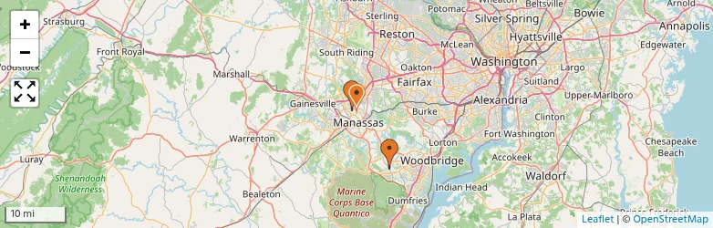 Related schools map