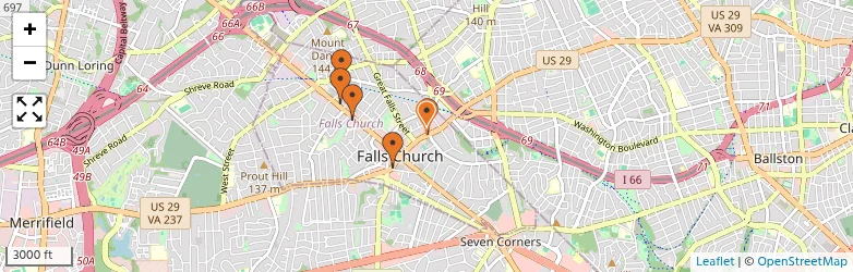Related schools map