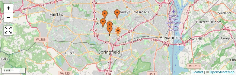 Related schools map