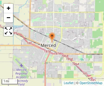 Map of Merced Montessori School