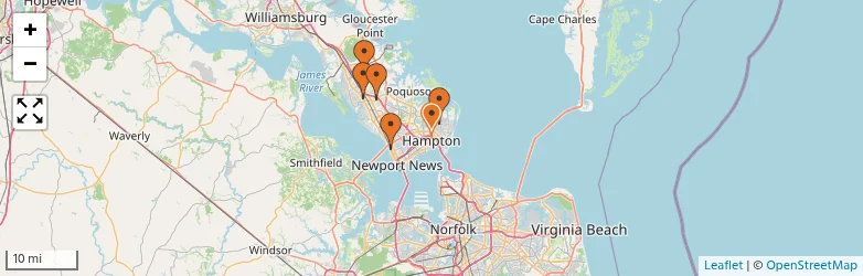 Related schools map