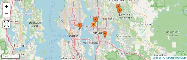 Related schools map