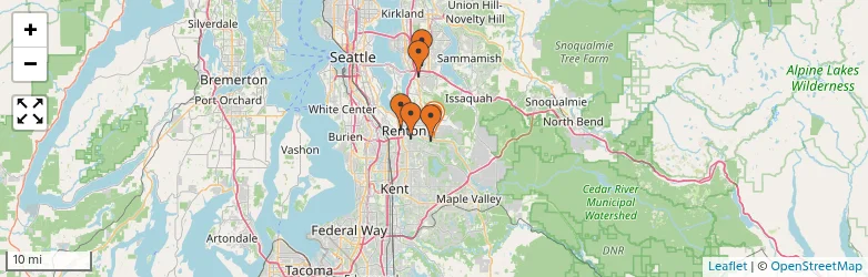 Related schools map