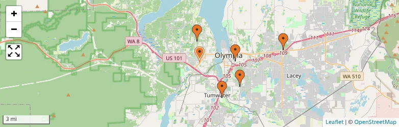 Related schools map
