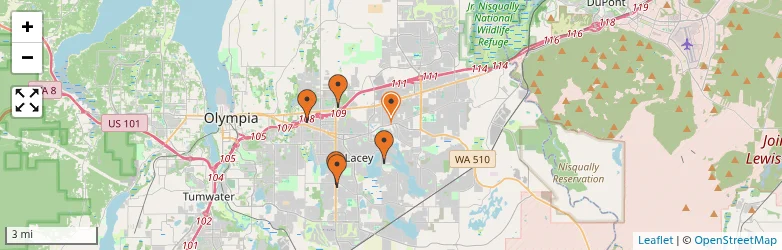 Related schools map