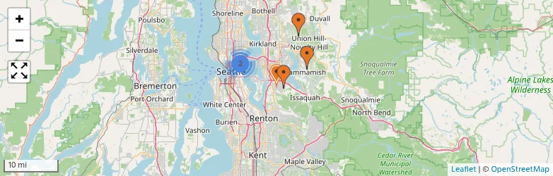 Related schools map