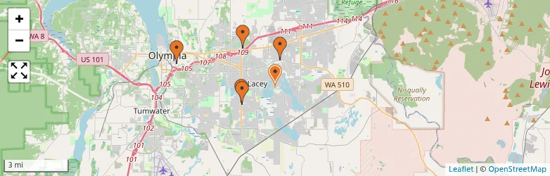 Related schools map
