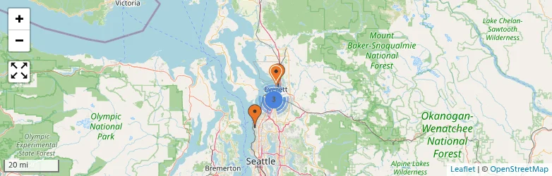 Related schools map