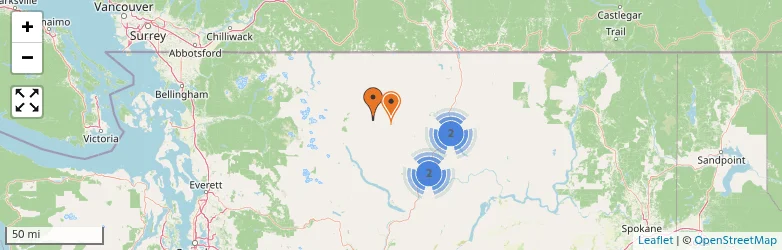 Related schools map