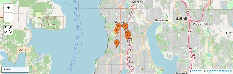 Related schools map