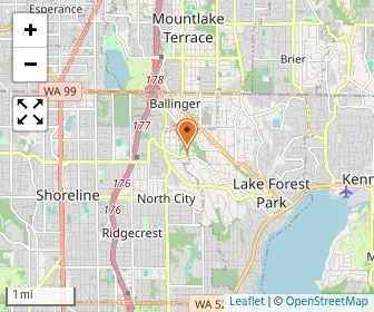 Map of North Sound Christian Schools - Shoreline Campus