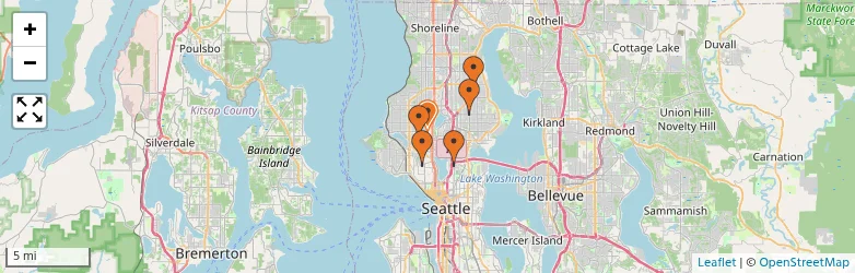 Related schools map