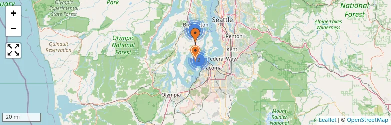 Related schools map