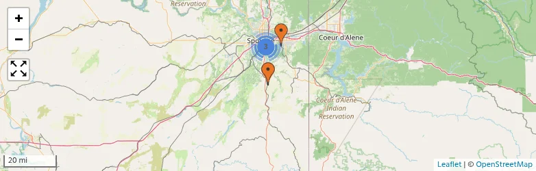 Related schools map