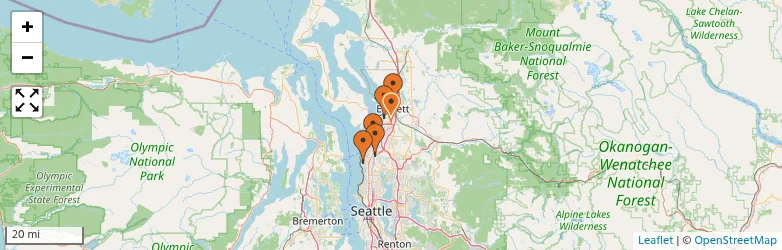 Related schools map