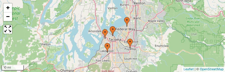 Related schools map