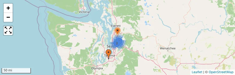 Related schools map
