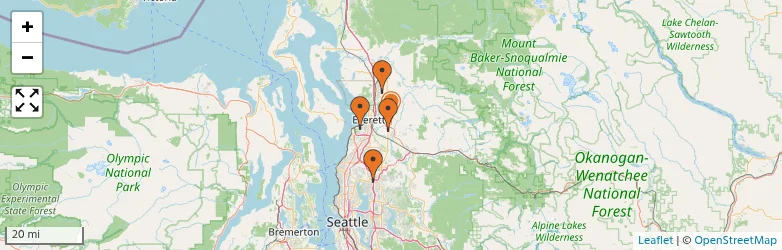 Related schools map