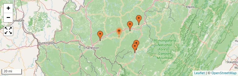 Related schools map