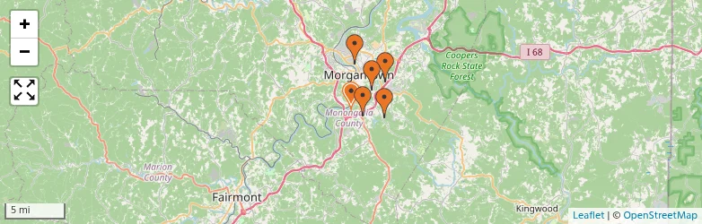 Related schools map