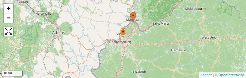 Related schools map