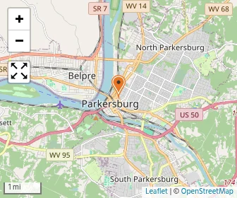 Map of Parkersburg Catholic Elementary School