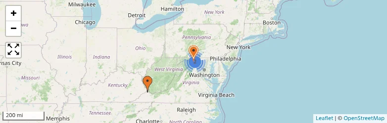 Related schools map