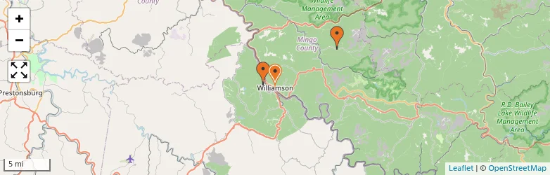 Related schools map