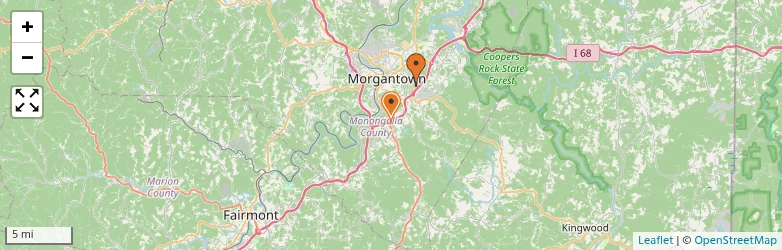Related schools map