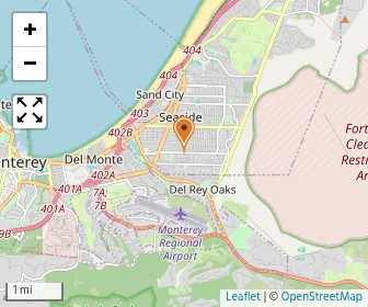 Map of Monterey Bay Christian School
