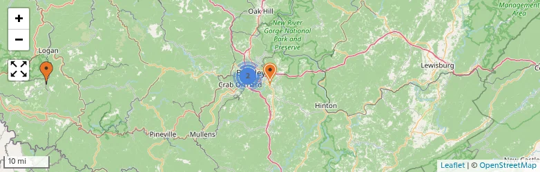 Related schools map