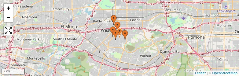 Related schools map
