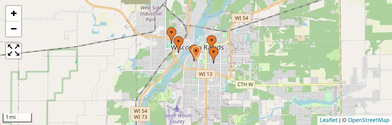 Related schools map