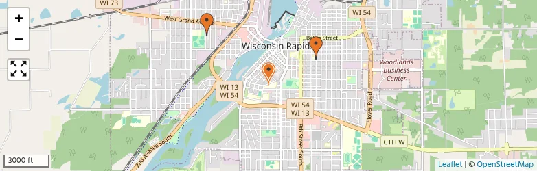Related schools map