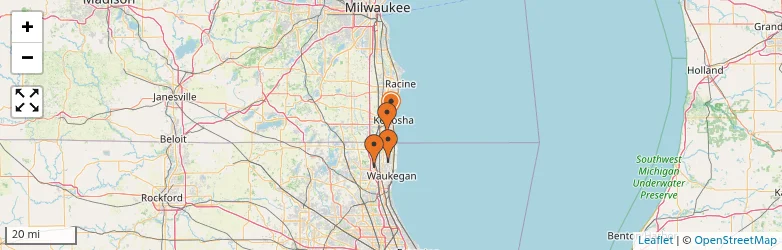 Related schools map