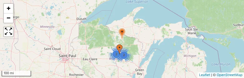 Related schools map
