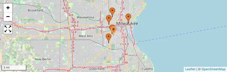 Related schools map