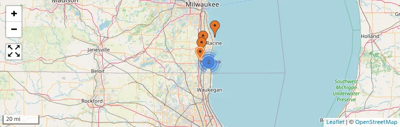 Related schools map