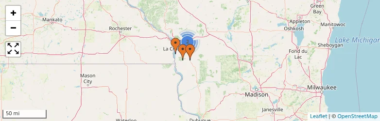 Related schools map