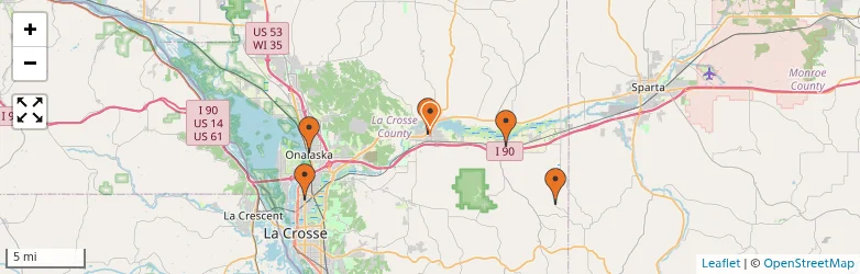 Related schools map